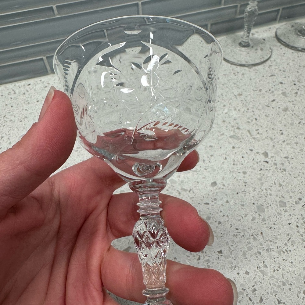 Set Of 5 Libbey Rock Sharpe Salon 5 7/8 Liquor Cocktail Glasses - Picture 4 of 9